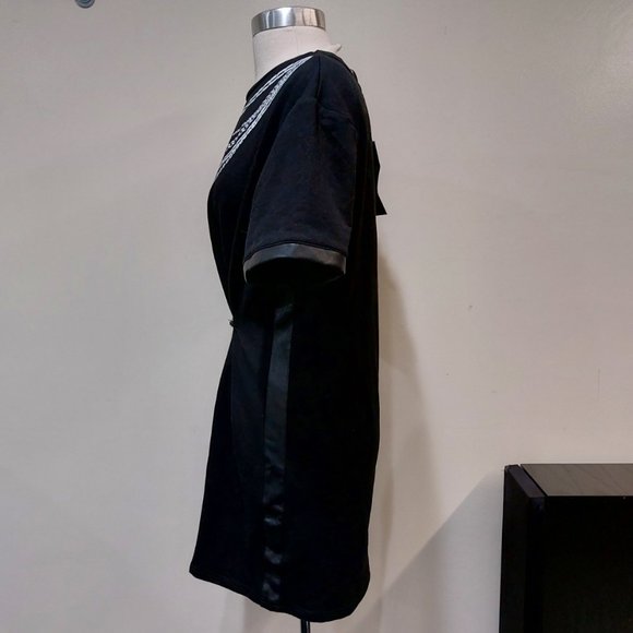 💥EDGY CHIC💥Manière De Voir  CHAIN NECKLACE DETAIL T-SHIRT DRESS - Picture 10 of 16